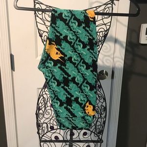 LulaRoe OS leggings EUC.